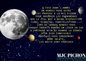 3 ème apéro interstellaire à la MJC Pichon
