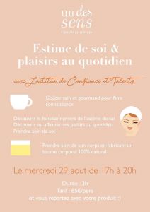Atelier Estime de soi par Un des sens
