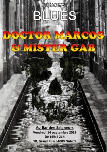 Concert de Blues Doctor Marcos et mister Gab