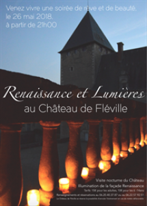 les visites nocturnes "Renaissance et Lumières" au château de Fléville