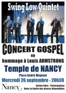 Concert Gospel - En hommage à Louis Armstrong