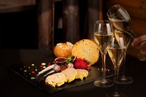 Soirée champagne et foie gras
