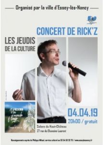 Concert du crooner RICK’Z 
