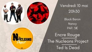 Encre Rouge X The Nucleons Project X Ted Is Dead 