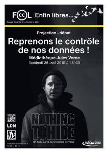 Projection de "Nothing to hide"