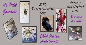 Peintures abstraites instinctives d'Améli SCHMITT
