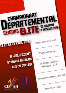 Championnat Départemental de badminton