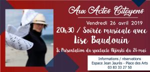 Soirée musicale avec Lise Baudoin