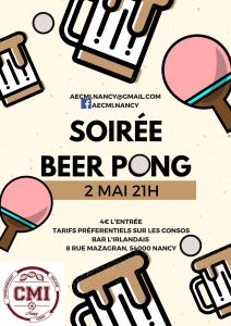 Soirée Beer Pong Par L'AECMI Nancy