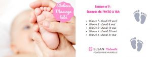 Ateliers massage bébé - Session n°9