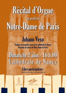 Concert au profit de Notre-Dame de Paris