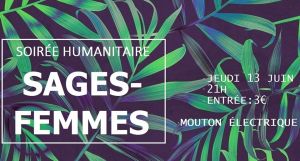 Soirée humanitaire sages-femmes au mouton électrique