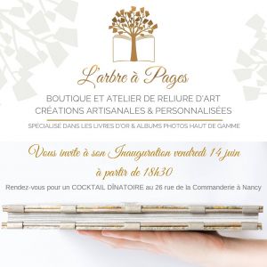 Inauguration de l'atelier l'Arbre à Pages