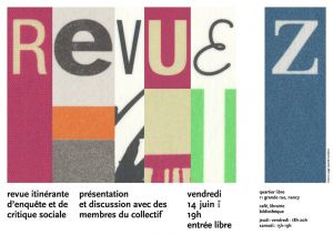 Rencontre autour du #12 de la revue Z et de "Mauvaises mines"