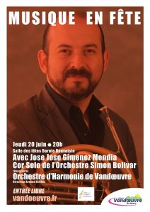 Concert de l’orchestre d’harmonie de Vandoeuvre à l'occasion de la fête de la musique