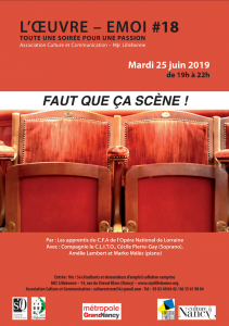 FAUT QUE ÇA SCÈNE !