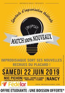 Match d'impro des Nouveaux!
