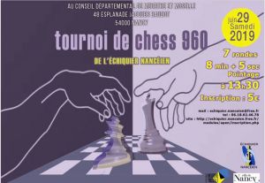4ème Tournoi Chess960 Echiquier Nancéien