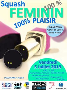 Soirée 100%Femmes Squash