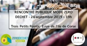 Rencontre publique - La mode zéro déchet