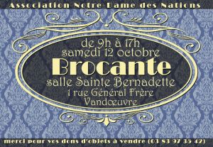 Brocante Notre Dame des Nations, Vandoeuvre-lès-Nancy