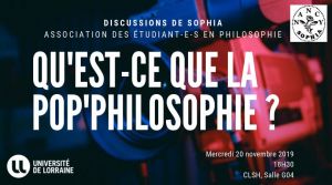 Qu'est-ce que la pop philosophie ?