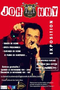Découvrez l'exposition unique en France sur Johnny Hallyday !