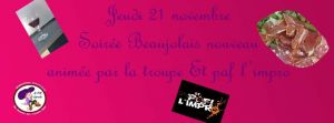 Soirée Beaujolais nouveau au petit gavroche