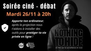 Soirée Ciné - Débat - Nothing to Hide