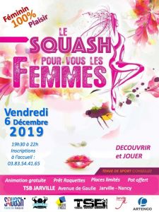 Découverte du Squash - 100% Féminin