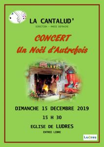 La cantalud' organise son concert de Noel