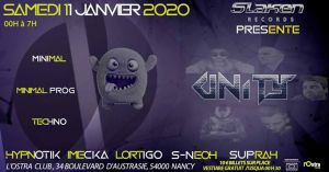 UNITY by Slaken Records at L'Ostra Club_Sam 11 Janvier