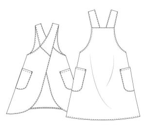 Atelier couture - fabrication de tabliers pour La Cantoche #2