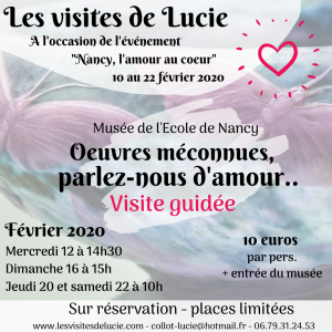 Oeuvres méconnues, parlez-nous d'amour.​