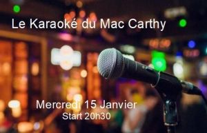 Le 1er karaoké de l'année 2020 au Mac Carthy !