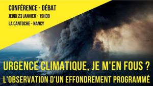 Urgence climatique - Je m'en fou