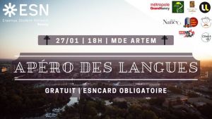 Apéro des Langues by ESN Nancy