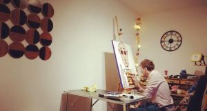 Vernissage Points d'exclamations par Guillaume LHOPITAL