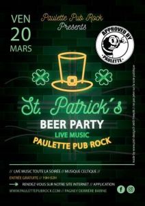 Saint patrick chez Paulette