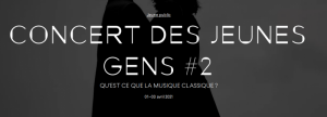 concert des jeunes gens 