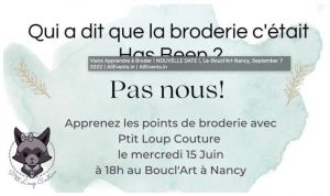 Viens Apprendre à Broder 