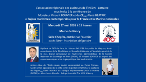 Les enjeux maritimes contemporains pour la France et la Marine Nationale