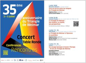 Concert 35é Célébrations du Triangle de Weimar