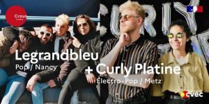 Le grand bleu et curly platine