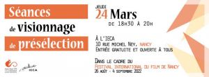 Sénaces de visionnage Festival du film