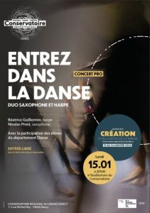 Entrez dans la danse - Duo saxophone et harpe