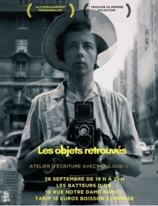 Atelier d'écriture Les objets retrouvés