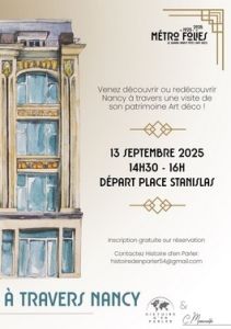 Visite du patrimoine Art déco de Nancy