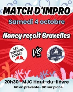 Match d'impro- Nancy // Bruxelles