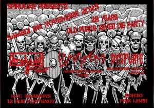 "Old Punks never Die Party" ! Spiruline 28years 